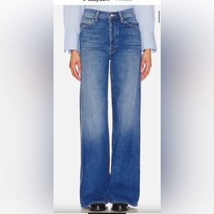 Mother Superior Women’s The Ditcher Roller Sneak Jeans Size 30 Heart Throb, NWOT